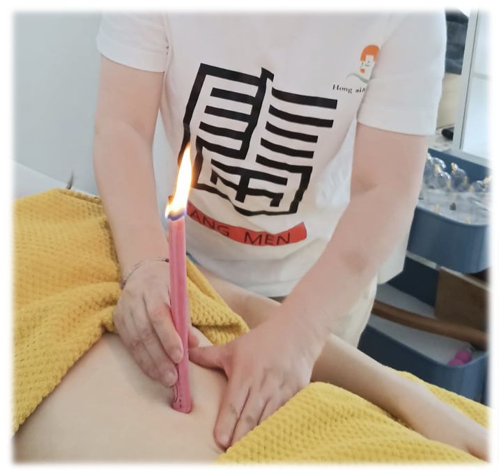 Bauchkerzen-Therapie